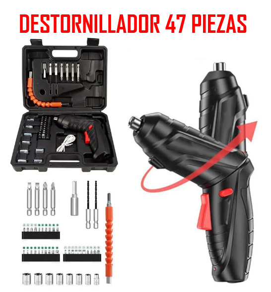 destornillador de 47 piezas