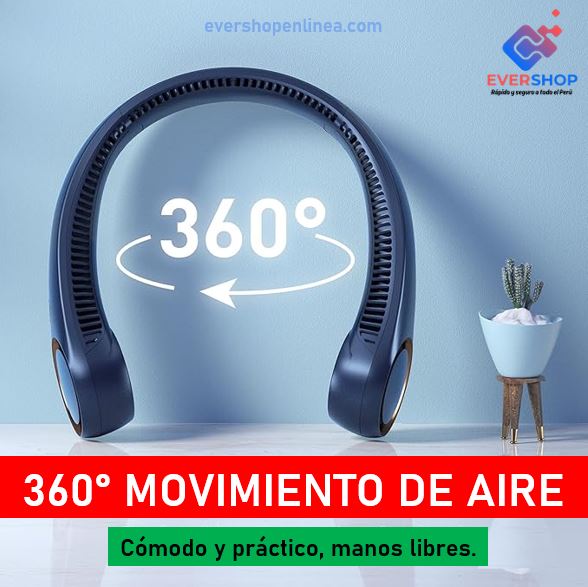 ventilador de cuello recagable de 3 velocidades
